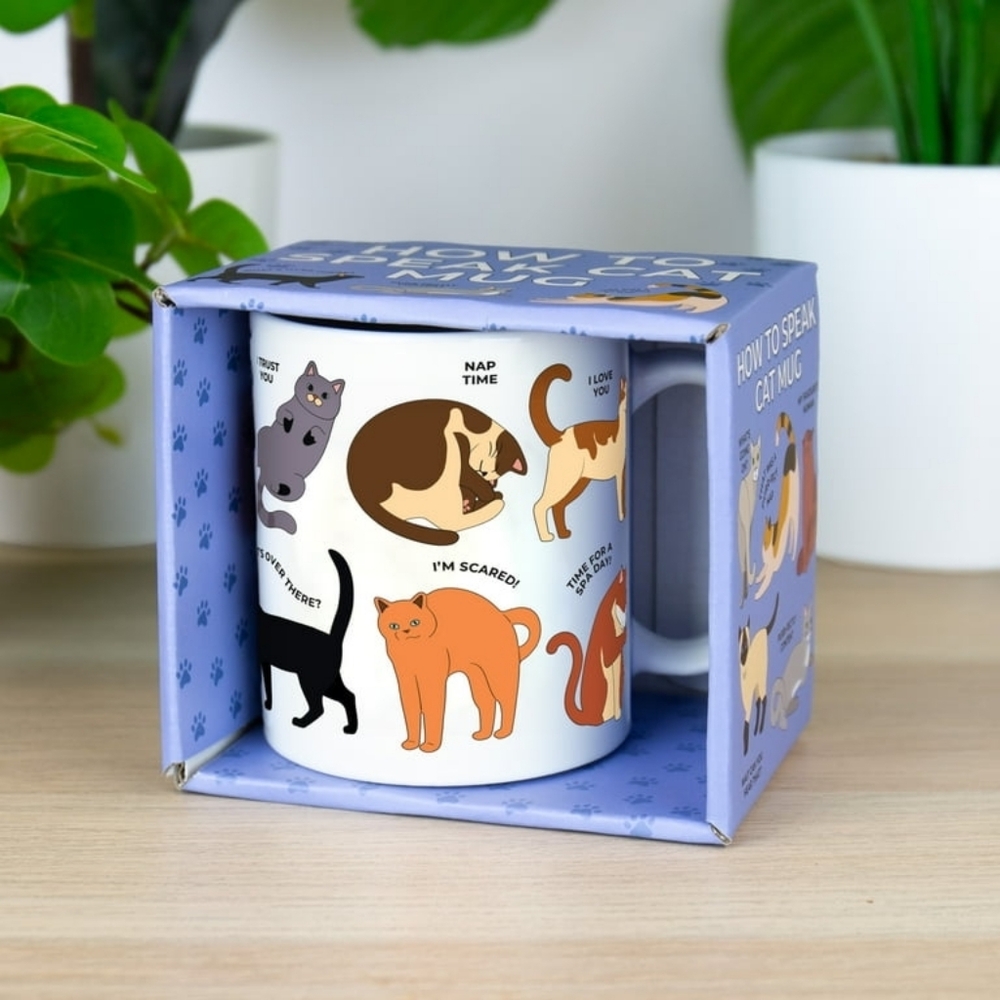 NEW Gift Republic How To Speak Cat 12 Oz Coffee Tea Mug